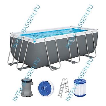 бег дорожки: Каркасный бассейн Bestway Power Steel 412 × 201 × 122 см - — 2
