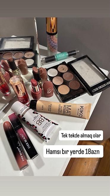 Kosmetik dəst – müxtəlif makiyaj məhsulları Tərkib: - KIKO Milano Mat