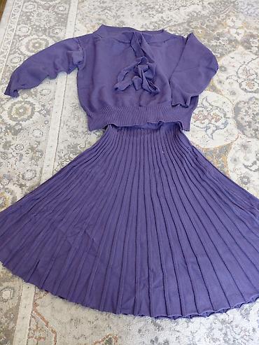 anne klein: Костюм с юбкой, Модель юбки: Плиссе, Миди, Кофта, Стандарт — 1