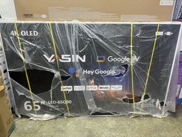 телевизор блеск: Телевизоры- YASIN 65Q90 165 см 65" 4k (google tv) - описание: в