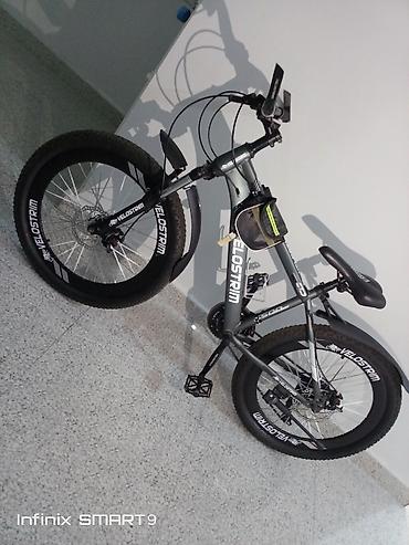Velostrim dağ velosipedi - Güclü və yüngül alüminium tipli gövdə - Ön