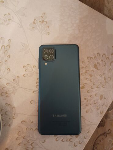 Samsung: Samsung Galaxy A12, 32 GB, rəng - Göy, Sensor, Barmaq izi, Simsiz şarj