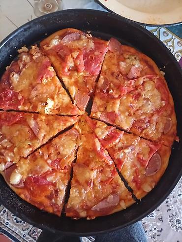 Un məmulatları: Ev üsulu bişirilən xəmir məhsulları - Pide: Uzun-oval formda — 3