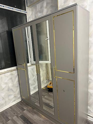 Dolablar: Yeni, 4 qapılı, Güzgülü, Boz, Açılan, Düz dolab — 2