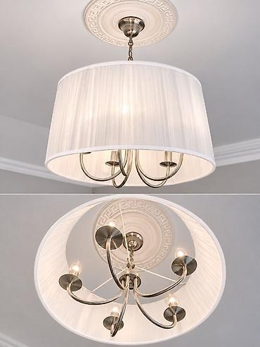 lyustur: Çılçıraq, 5 lampa, Metal — 1