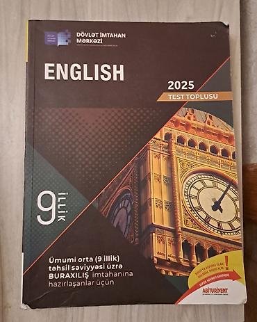 kitab derslik: 2025 9cu sinif ingilis dili test toplusu — 1