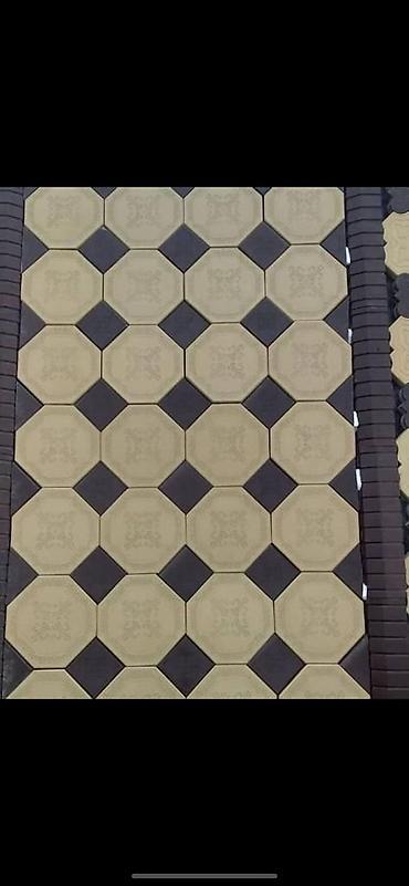 Тротуарная плитка: Тротуарная плитка с декоративным узором - Форматы: восьмиугольные — 7