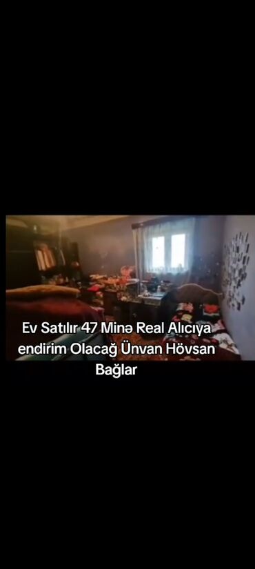 Həyət evləri və villaların satışı: Hövsan qəs. 3 otaqlı, 4 kv. m, Orta təmir