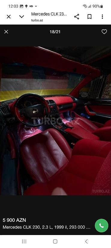 mercedes disklər: Mercedes-Benz SLK 230: 2.3 l | 1999 il Kabriolet — 9