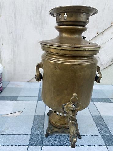 İncəsənət və kolleksiyalar: Məhsul: Tula istehsalı, İ.F. Kapırzin fabrik istehsalı köhnə mis — 1