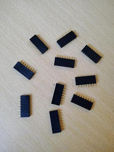 viler goblen: KONEKTOR ZA LEMLJENJE 1X8 PIN 2.54 ŽENSKI LEMNA LETVICA | Lemna — 1
