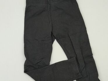 spodnie z dziurami czarne: Legginsy dziecięce, H&M, 8 lat, 128, stan - Bardzo dobry