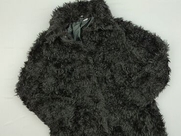 kurtki zimowe damskie stradivarius: H&M, Futro, rozmiar M