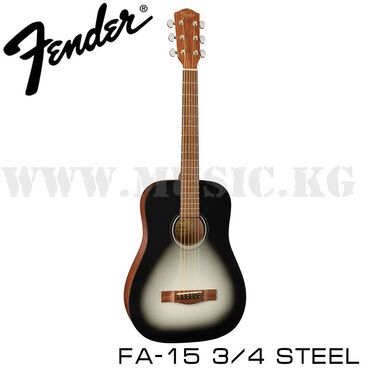 Акустическая гитара Fender Fa-15 Steel 3/4 Moonlight Burst Гитара