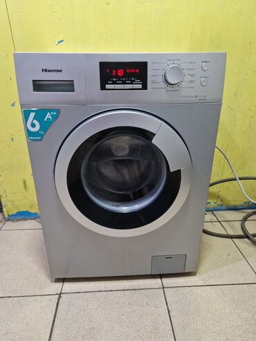 hisense f 35: Paltaryuyan maşın Hisense, 6 kq, İşlənmiş, Avtomat, Qurutma var, Kredit yoxdur, Ödənişli çatdırılma