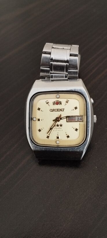 Qol saatları: İşlənmiş, Qol saatı, Orient, rəng - Boz — 6