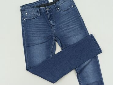 jeans mom slim fit stradivarius: Spodnie jeansowe, 13 lat, 158, stan - Dobry