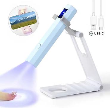 Portativ UV manikür lampası – gel lak üçün - UV/LED işıq mənbəyi: gel
