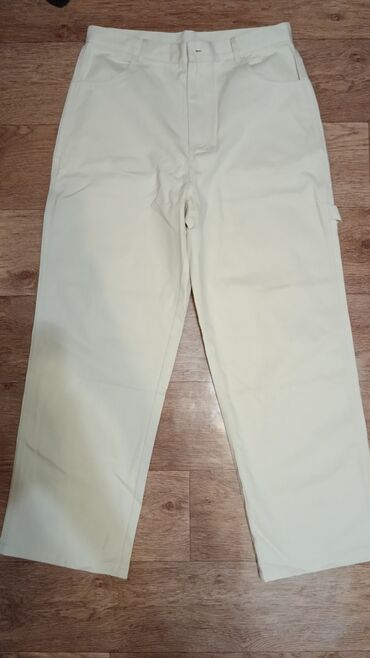 теплые джинсы: Джинсы L (EU 40), цвет - Бежевый