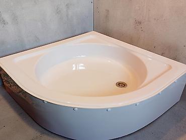 Duş poddonları: FİBER AKRİLL materialdan hazırlanmış duşaltılar və PODDONLAR. Ölçülər — 8