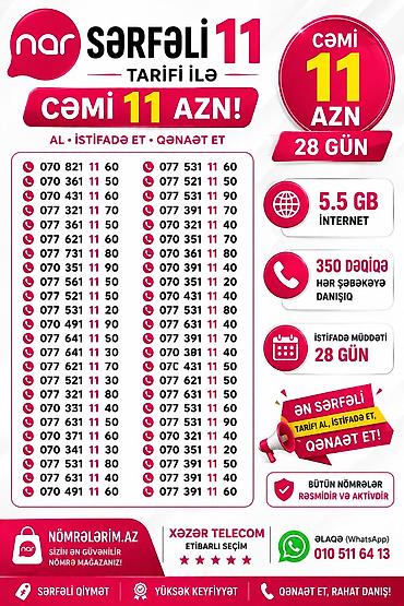 60 gb internet: Nar “Sərfəli 5” tarifi - Aylıq cəmi 11 AZN - İstifadə müddəti: 28 gün — 1