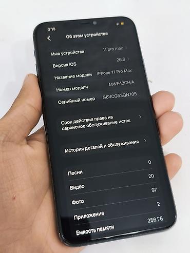 Apple iPhone: IPhone 11 Pro Max, Б/у, 256 ГБ, Space Gray, 100 % — 3