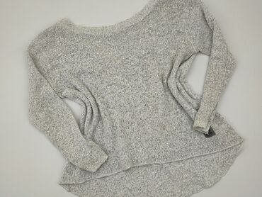 czarne t shirty w serek damskie: Sweter, 4XL (EU 48), condition - Very good