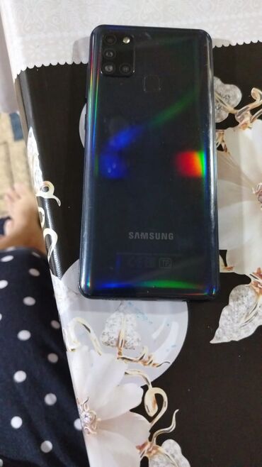 hdd 2 t: Samsung Galaxy A21S, 32 GB, rəng - Göy, Zəmanət, Sensor, Barmaq izi
