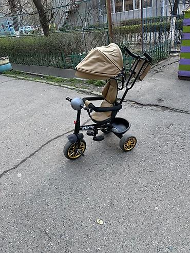 Детские велосипеды: Детский транспорт: 1) Трёхколёсный велосипед с родительской ручкой и — 3