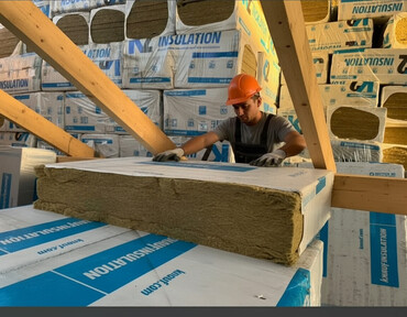 утиплитель пена: Базальт изоляциясы, Knauf, Чатыр үчүн, Плиталар