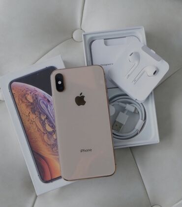 Aş qazanı: IPhone Xs, 256 GB, Qızılı, Zəmanət, Kredit, Barmaq izi