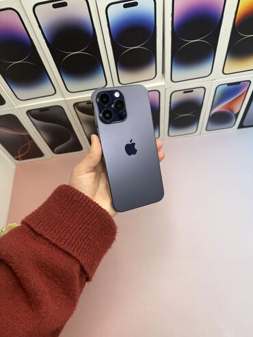 Apple iPhone: IPhone 14 Pro Max, Б/у, 128 ГБ, Зарядное устройство, Защитное стекло, Чехол, В рассрочку, 83 %