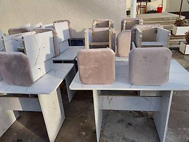 Комплект стол и 4 табуретка новый готовые есть постоянно оптом и at lalafo.kg — 14 Комплект стол и 4 табуретка новый готовые есть постоянно оптом и — 14