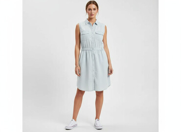 srebrna sukienka h m: Reserved, Women`s dress, size M