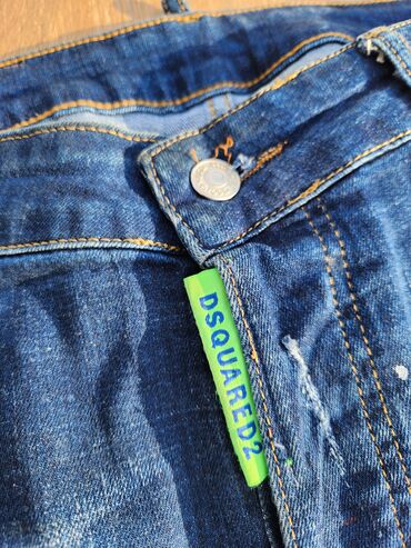 Farmerke: Muske farmerke L vel Poluobim struka 45do 50 cm,duzina 105 cm,imaju — 2