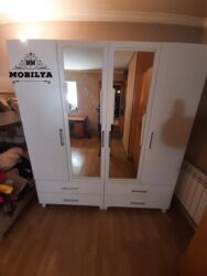 Dolablar: Yeni, Açılan, 4 qapılı Düz dolab, Qarderob, paltar dolabı, Azərbaycan — 7