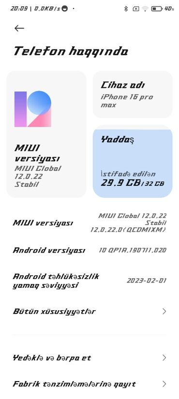 taxta biti nece mehv etmek olar: IPhone 16 Pro Max, 32 GB, Qara