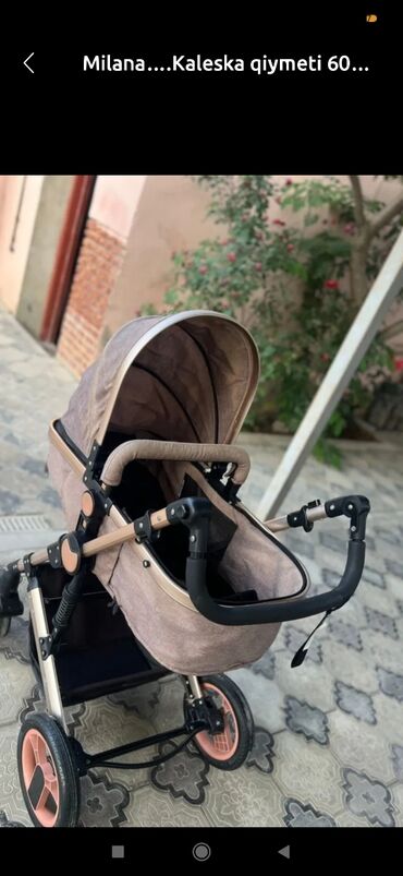детская каляска: Çıxarıla bilən beşikli araba, Mothercare, İşlənmiş, Cins: Qız, Ünvandan götürmə
