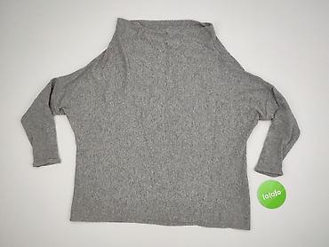oversize: Soft Grey, Sweter damski, rozmiar 7XL — 2