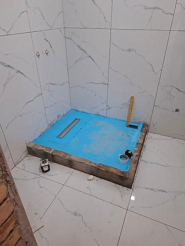 Укладка плитки: Гидроизоляционные работы, Фартук на кухне, Подготовка стен для укладки | Керамогранитая плитка | Раскладка ковром, Вертикальная укладка, Диагональная укладка Больше 6 лет опыта — 6