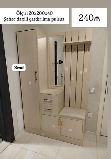 skaflar ucuz: Dəhliz üçün çoxfunksiyalı dəst Ölçü: 120×200×40 sm Tərkibi və — 1
