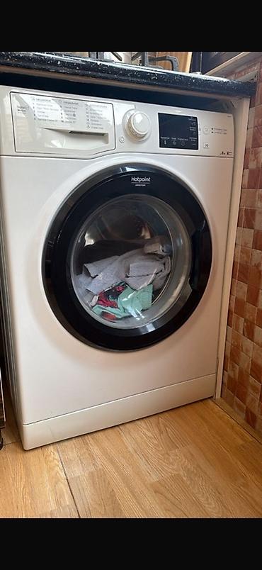 Paltaryuyan maşınlar: Paltaryuyan maşın Hotpoint Ariston, 6 kq, İşlənmiş, Avtomat, Qurutma var — 1