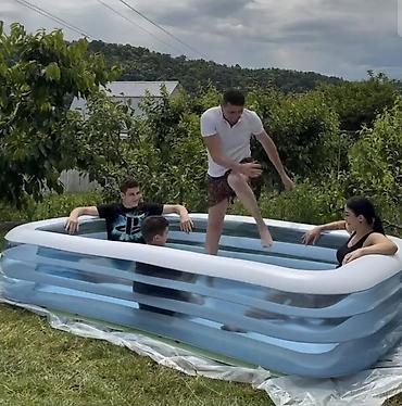 басени: 🌊 Elektron Nasos HƏDİYYƏ! 🎁 INTEX Şişmə Hovuz – Yay üçün ideal seçim! — 1