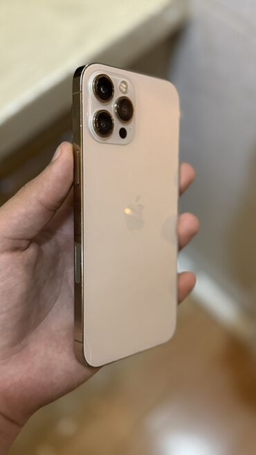 Apple iPhone: IPhone 12 Pro Max, 128 GB, Qızılı, Barmaq izi, Face ID — 2