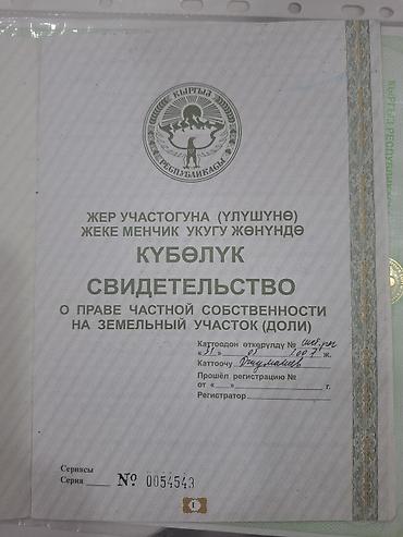 сокулуе: 200 соток, Айыл чарба үчүн, Сатып алуу-сатуу келишими — 3