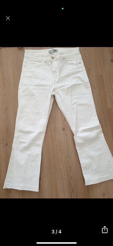 брюки женский: Джинсы и брюки, цвет - Белый