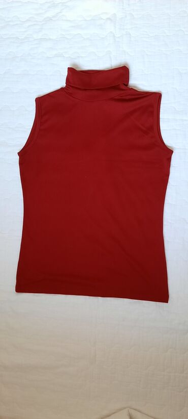 majica red star: S (EU 36), Jednobojni, bоја - Crvena