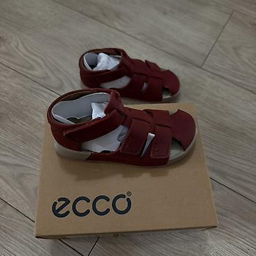 детская обувь ecco: Детские сандалии ECCO Cozmo Fisherman I, в красивом бордово-красном — 4