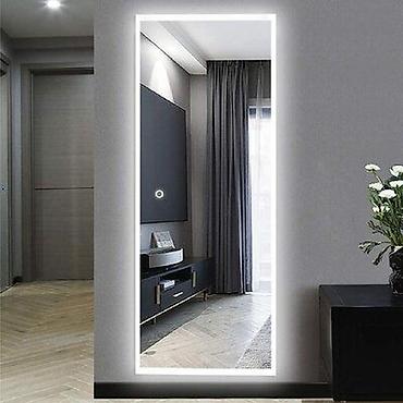 standing mirror: Настенное зеркало с задней подсветкой - Большой прямоугольный формат — 8