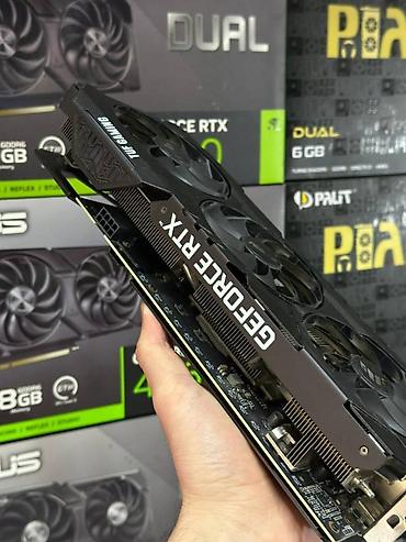 gtx 3060: Videokart Asus GeForce RTX 3060 Ti, 8 GB, İşlənmiş — 2